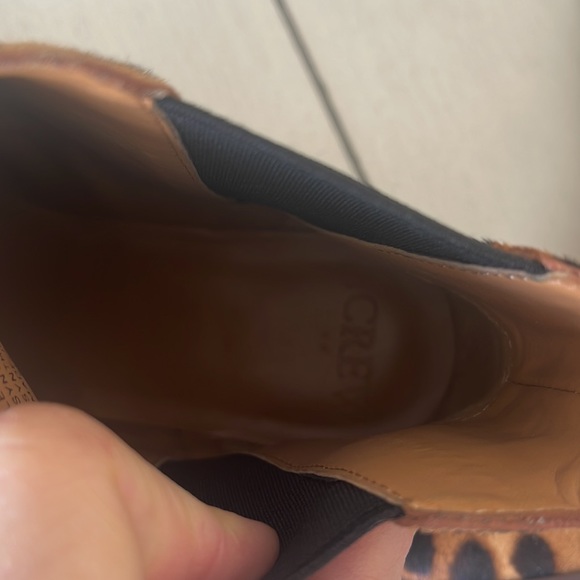 J.CREW 8 Fallon Calf Hair Bootie boot side pan em detail - Picture 6 of 7